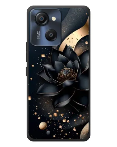 Чохол для Blackview Oscal Modern 8 з картинкою «Чорний лотос» Чохол для Blackview Oscal Modern 8 з картинкою «Чорний лотос»