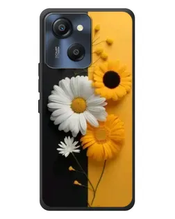Чохол для Blackview Oscal Modern 8 з картинкою «Соняшник та ромашка»
