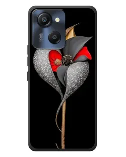 Чохол для Blackview Oscal Modern 8 з картинкою «Срібна фантазійна квітка»