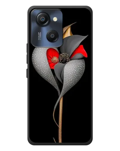 Чехол для Blackview Oscal Modern 8 с картинкой «Серебряный фантазийный цветок» Чехол для Blackview Oscal Modern 8 с картинкой «Серебряный фантазийный цветок»