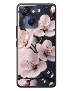 Чохол для Blackview Oscal Modern 8 з картинкою «Ніжня сакура та краплі»