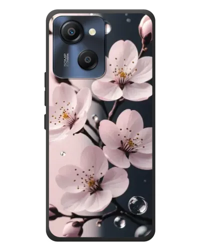 Чехол для Blackview Oscal Modern 8 с картинкой «Нежная сакура и капли» Чехол для Blackview Oscal Modern 8 с картинкой «Нежная сакура и капли»