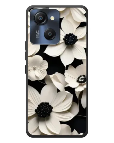Чохол для Blackview Oscal Modern 8 з картинкою «Об'ємні білі квіти» Чохол для Blackview Oscal Modern 8 з картинкою «Об'ємні білі квіти»