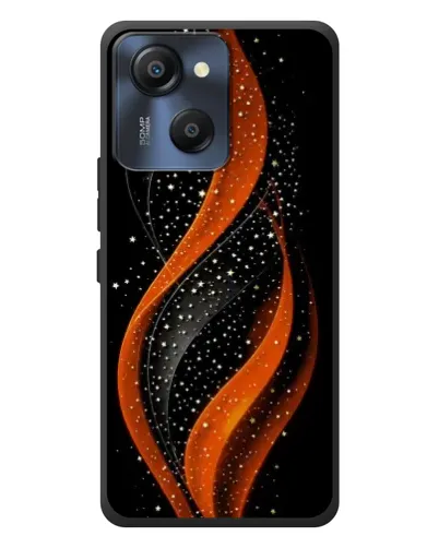 Чехол для Blackview Oscal Modern 8 с картинкой «Огненная звездная волна»
