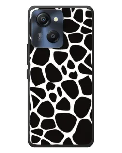 Чехол для Blackview Oscal Modern 8 с картинкой «Черно-белый жираф»