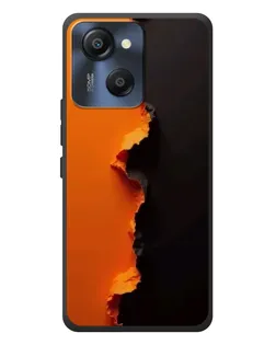Чехол для Blackview Oscal Modern 8 с картинкой «Оранжевый разлом»