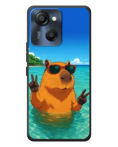 Чехол для Blackview Oscal Modern 8 с картинкой «Морская капибара» Чехол для Blackview Oscal Modern 8 с картинкой «Морская капибара»