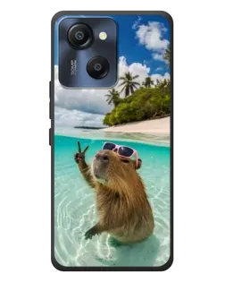 Чехол для Blackview Oscal Modern 8 с картинкой «Капибара на море»