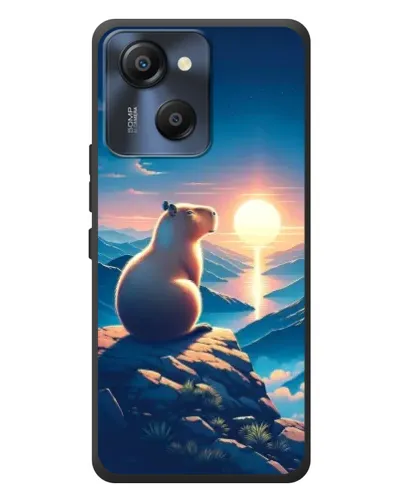 Чехол для Blackview Oscal Modern 8 с картинкой «Закат солнца с капибарой» Чехол для Blackview Oscal Modern 8 с картинкой «Закат солнца с капибарой»