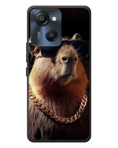 Чехол для Blackview Oscal Modern 8 с картинкой «Капибара золотая цепь» Чехол для Blackview Oscal Modern 8 с картинкой «Капибара золотая цепь»