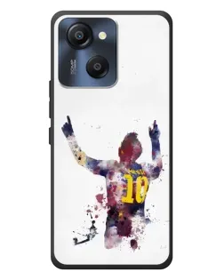 Чехол для Blackview Oscal Modern 8 с картинкой «Акварельный Месси Барселона»