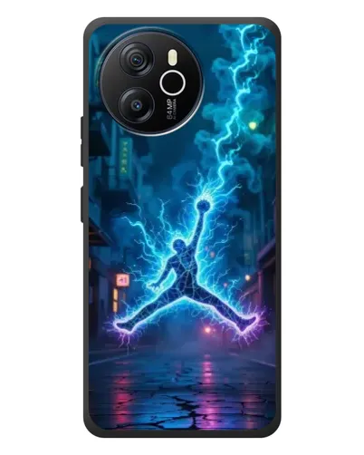 Чехол для Blackview Oscal Tiger 12 с картинкой «Jordan Gold Jumpman»