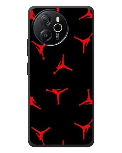 Чехол для Blackview Oscal Tiger 12 с картинкой «Jordan Red Pattern»