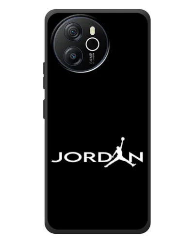 Чехол для Blackview Oscal Tiger 12 с картинкой «Jordan White Logo»