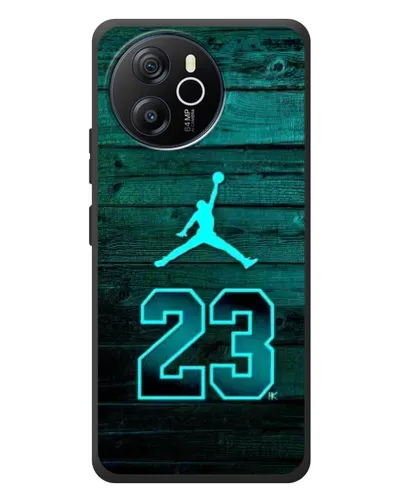 Чехол для Blackview Oscal Tiger 12 с картинкой «Jordan Cyan 23»