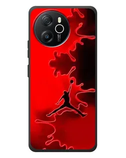 Чехол для Blackview Oscal Tiger 12 с картинкой «Jordan Red Smoke»
