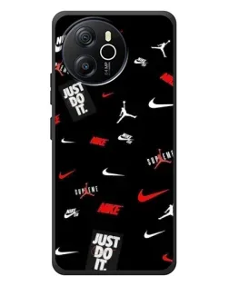 Чехол для Blackview Oscal Tiger 12 с картинкой «Nike Mix Pattern»