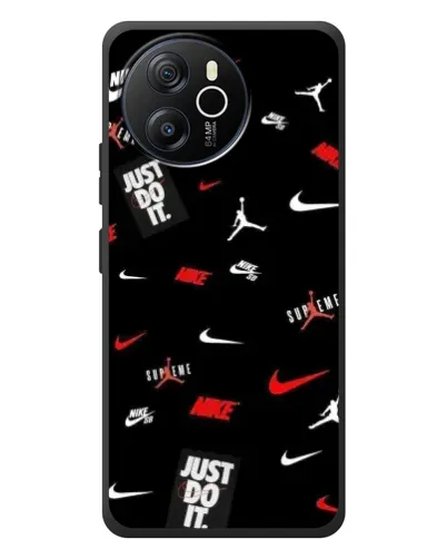 Чехол для Blackview Oscal Tiger 12 с картинкой «Nike Mix Pattern»