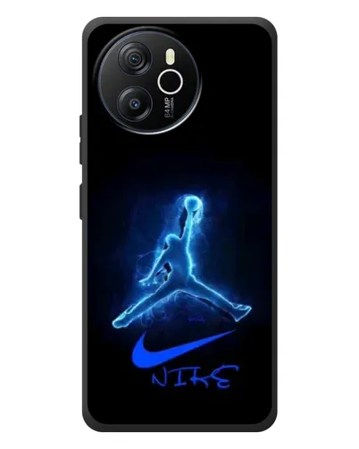 Чехол для Blackview Oscal Tiger 12 с картинкой «Jordan Neon Blue»