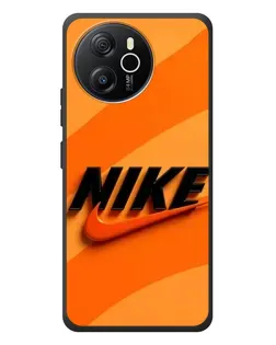 Чехол для Blackview Oscal Tiger 12 с картинкой «Оранжевый драйв Nike»