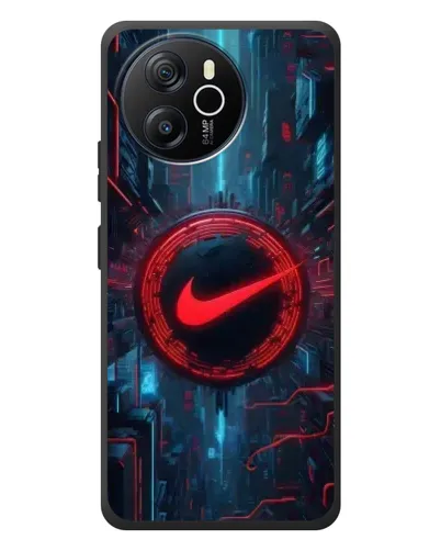 Чехол для Blackview Oscal Tiger 12 с картинкой «Техногенный стиль Nike»