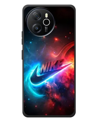 Чехол для Blackview Oscal Tiger 12 с картинкой «Огненный логотип Nike»