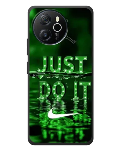 Чехол для Blackview Oscal Tiger 12 с картинкой «Зеленый неоновый Nike»