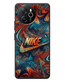 Чехол для Blackview Oscal Tiger 12 с картинкой «Nike в абстракции»