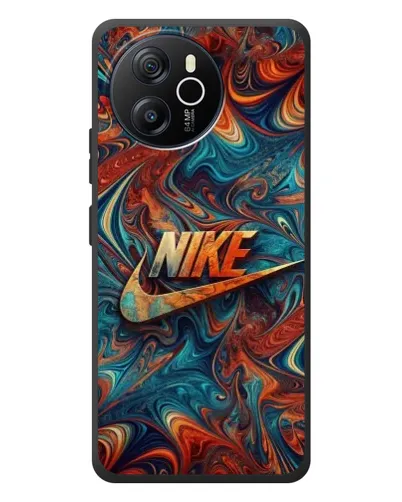 Чехол для Blackview Oscal Tiger 12 с картинкой «Nike в абстракции»