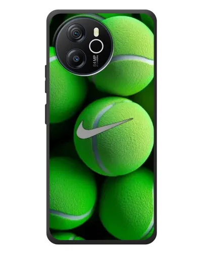Чехол для Blackview Oscal Tiger 12 с картинкой «Теннисные мячи Найк»