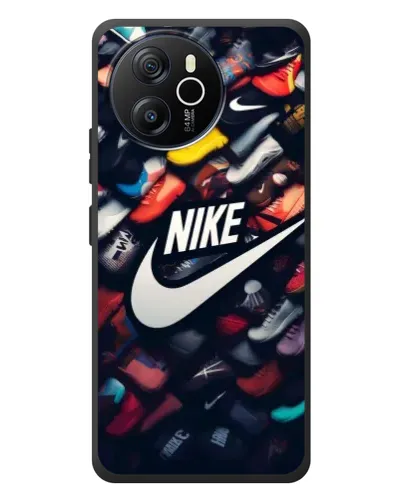 Чехол для Blackview Oscal Tiger 12 с картинкой «Коллекция кроссовок Nike»