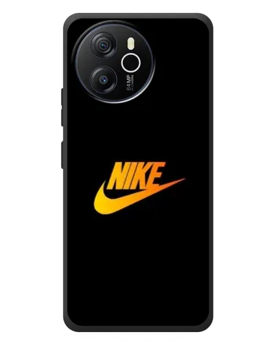 Чехол для Blackview Oscal Tiger 12 с картинкой «Золотой логотип Nike»