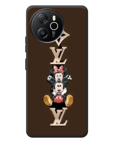 Чехол для Blackview Oscal Tiger 12 с картинкой «LV и Микки Маус»