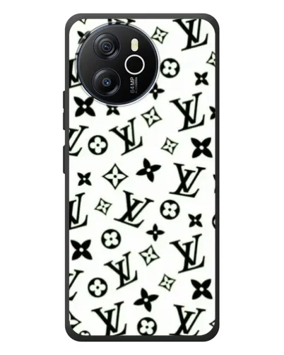 Чехол для Blackview Oscal Tiger 12 с картинкой «Монохромный хаос LV»