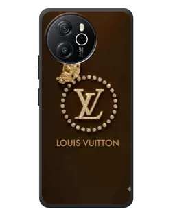 Чехол для Blackview Oscal Tiger 12 с картинкой «LV — золотая печать»