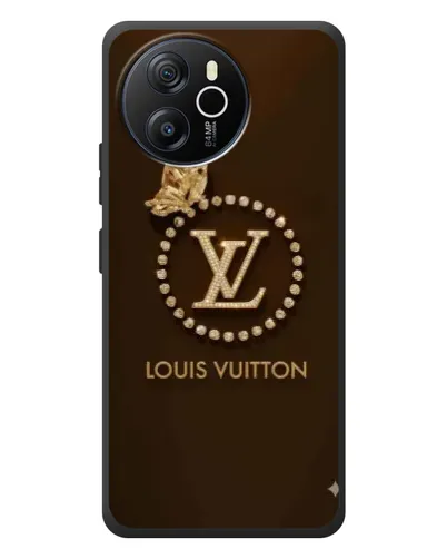 Чехол для Blackview Oscal Tiger 12 с картинкой «LV — золотая печать»