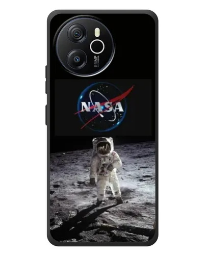 Чехол для Blackview Oscal Tiger 12 с картинкой «Астронавт на Луне»