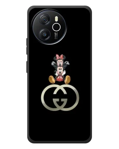 Чехол для Blackview Oscal Tiger 12 с картинкой «Минни Маус на лого»