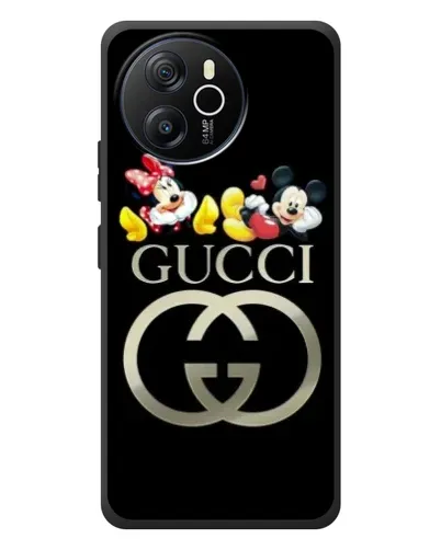 Чехол для Blackview Oscal Tiger 12 с картинкой «Gucci — герои Disney»