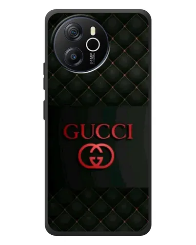 Чехол для Blackview Oscal Tiger 12 с картинкой «Gucci — стеганый черный»