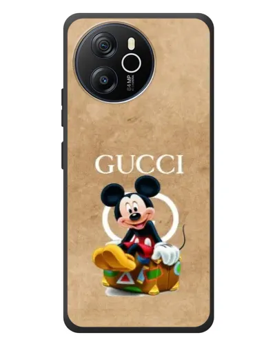 Чехол для Blackview Oscal Tiger 12 с картинкой «Микки Маус Gucci — крафт»