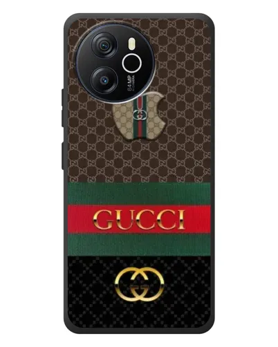Чехол для Blackview Oscal Tiger 12 с картинкой «Gucci — брендированный десерт»
