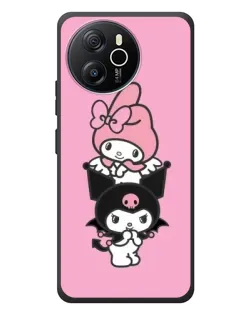 Чехол для Blackview Oscal Tiger 12 с картинкой «My Melody и Kuromi» Чехол для Blackview Oscal Tiger 12 с картинкой «My Melody и Kuromi»