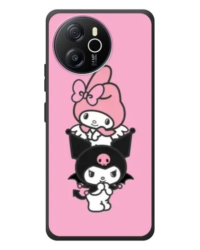 Чехол для Blackview Oscal Tiger 12 с картинкой «My Melody и Kuromi» Чехол для Blackview Oscal Tiger 12 с картинкой «My Melody и Kuromi»