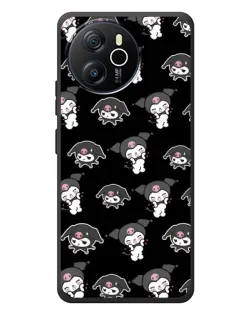 Чехол для Blackview Oscal Tiger 12 с картинкой «Черный паттерн Kuromi» Чехол для Blackview Oscal Tiger 12 с картинкой «Черный паттерн Kuromi»