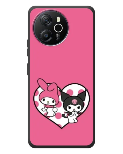 Чехол для Blackview Oscal Tiger 12 с картинкой «Kuromi и My Melody» Чехол для Blackview Oscal Tiger 12 с картинкой «Kuromi и My Melody»