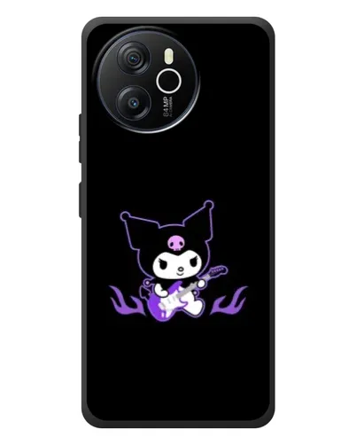 Чехол для Blackview Oscal Tiger 12 с картинкой «Электрическая Kuromi» Чехол для Blackview Oscal Tiger 12 с картинкой «Электрическая Kuromi»