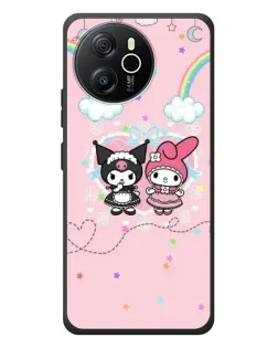 Чехол для Blackview Oscal Tiger 12 с картинкой «My Melody и Kuromi» Чехол для Blackview Oscal Tiger 12 с картинкой «My Melody и Kuromi»