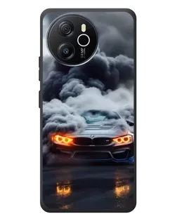 Чехол для Blackview Oscal Tiger 12 с картинкой «BMW в дыму»