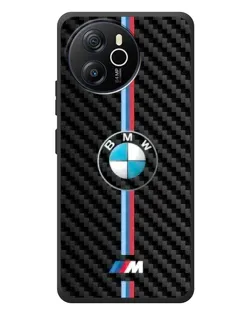 Чехол для Blackview Oscal Tiger 12 с картинкой «Эмблема BMW и карбон»
